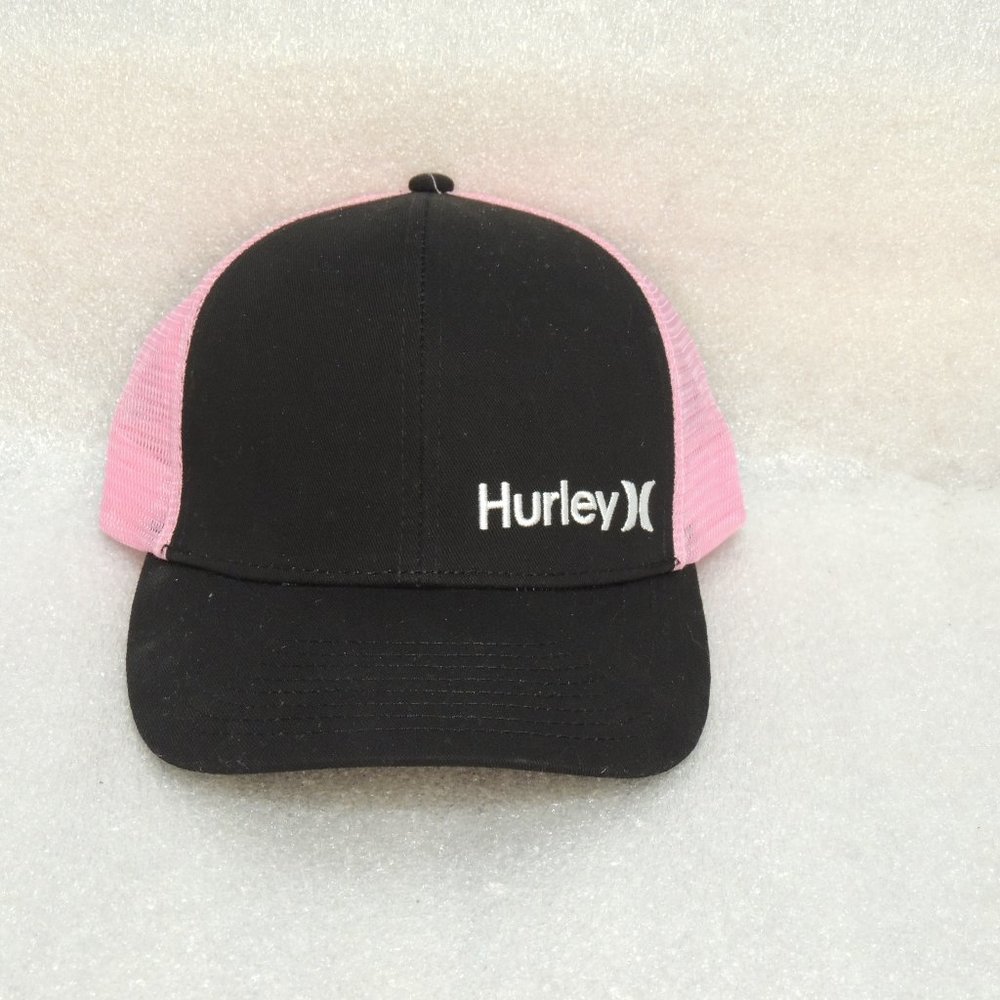 Hurley Pink/Black Trucker Hat - NWT